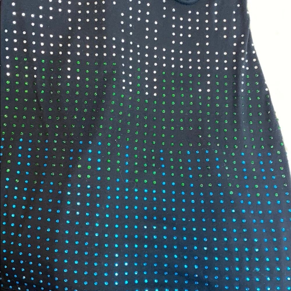 L8teR Rhinestone Jewel Racerback Dress Medium - Picture 6 of 7